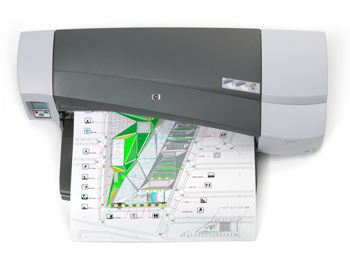 HP Designjet 111 24-tumsskrivare med fack – image 2
