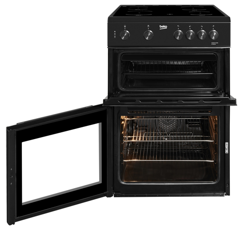 Beko KTC611K 60cm Twin Cavity Electric Cooker – image 2