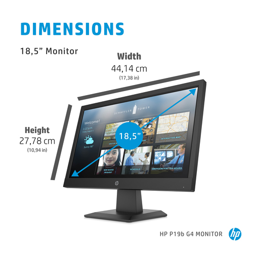 HP P19b G4 Monitor – image 7