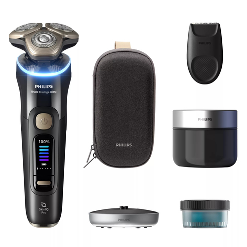 Philips Series i9000 Prestige Ultra i9000 Prestige Ultra XP9400/31 Wet and Dry Electric Shaver with SkinIQ Pro