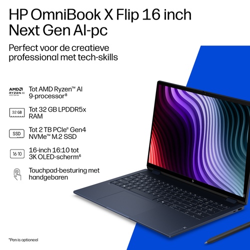 HP OmniBook X Flip NG AI PC OLED 16-cc0971ndx