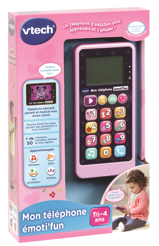 VTech Mon téléphone émoti'fun rose – image 5
