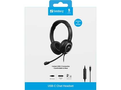 Sandberg USB-C Chat Headset, afbeelding 6