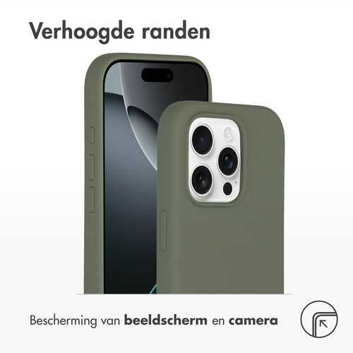 Accezz Liquid Silicone Backcover met MagSafe iPhone 16 Pro Max Telefoonhoesje, afbeelding 6
