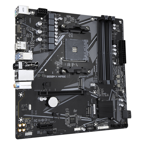 GIGABYTE B550M K WIFI6E AMD B550 Socket AM4 micro ATX, afbeelding 3