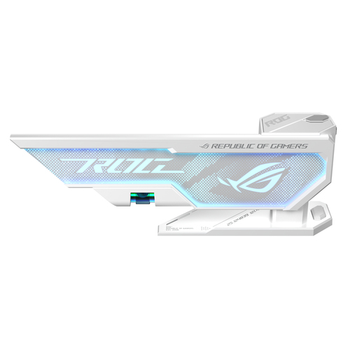 Zub Asus XH01 ROG HERCULX GRAPHICS CARD HOLDER WH WHITE, RGB, afbeelding 6