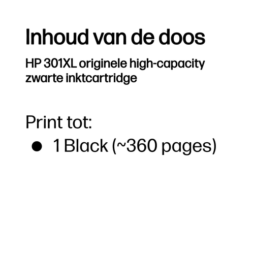HP 301XL Cartouche Noir – Photo 3 sur 10