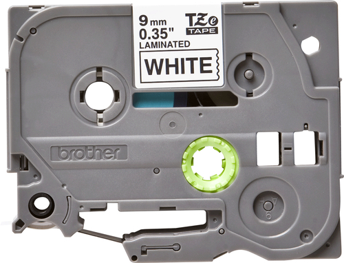 Tze-221 9MM P-touch Tape Black/White - Brother - image 2