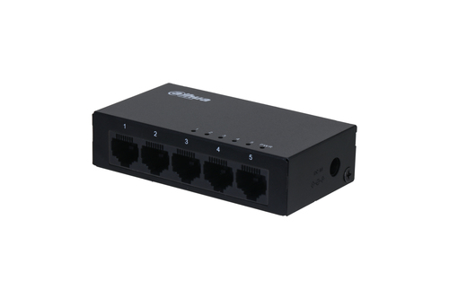 SWITCH/ DAHUA/ PFS3005-5GT- GIGABIT DE 5 PUERTOS NO ADMINISTRABLE/ CAPA 2/ 10/100/1000 BASE-T/ CARCASA METALICA/ SWITCHING 10G/ TASA DE REENVIO DE PAQUETES 7.44 MBPS/ MEMORIA BUFER DE PAQUETES 1MB/ C - DH-PFS3005-5GT-V2