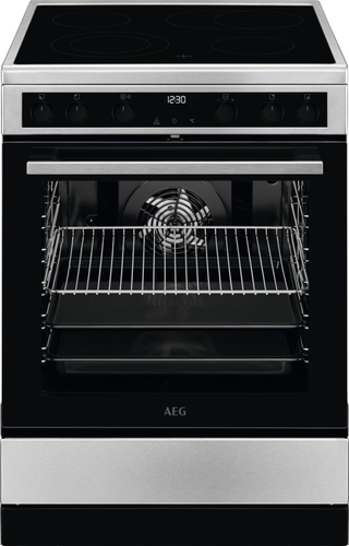 AEG CCB6672APM Freestanding cooker Electric Ceramic hob Stainless steel