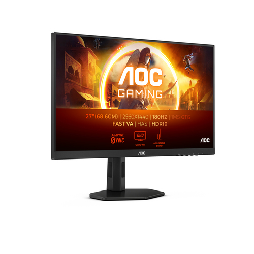 AOC G4 Q27G4XN pantalla para PC 68,6 cm (27") 2560 x 1440 Pixeles Quad HD LCD Negro, Gris