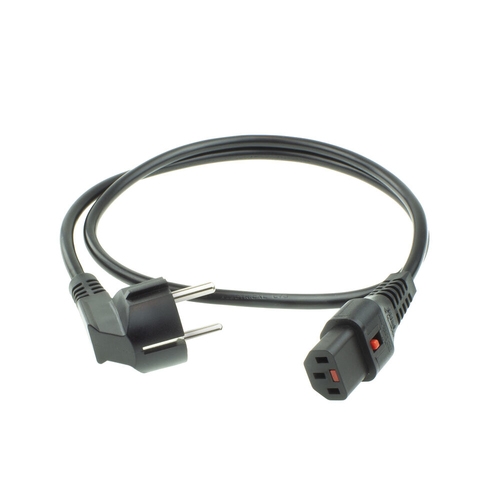 PWRCORD RA - C13 LOCK 2M 5PCS. 1 stk, afbeelding 2