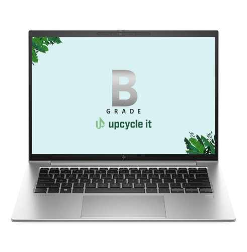 upcycle it HP EliteBook 1040 G10 (Refurbished) B Intel® Core™ i7 i7-1370P Ноутбук 35,6 cm (14") WUXGA 32 GB DDR5-SDRAM 512 GB Твердотельный накопитель (SSD) Wi-Fi 6E (802.11ax) Windows 11 Pro Серебристый QWERTY Северные страны