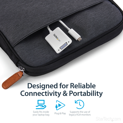 StarTech.com USB-C to VGA Adapter - White – image 3