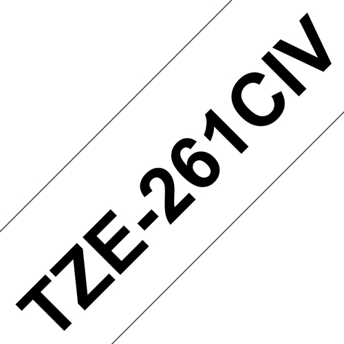 Brother TZe 261 Lamineret bånd (3,6 cm x 8 m) 1kassette(r)