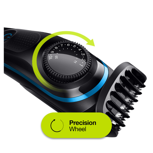 Braun BeardTrimmer Beard Trimmer BT3240 Men Beard Trimmer & Hair Clipper, 39 Length Settings, Black/Blue – image 8