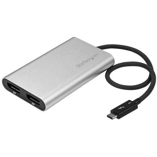StarTech.com Thunderbolt 3 to Dual DisplayPort Adapter - 4K