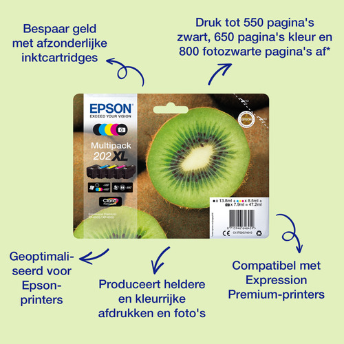 Epson Multipack - 202 XL inkt – Foto 3 van 9