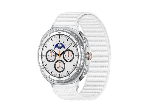Samsung Galaxy Watch 8 Classic, Bluetooth, 46mm, Hybrid Band, White + Fabric Band, White, M/L