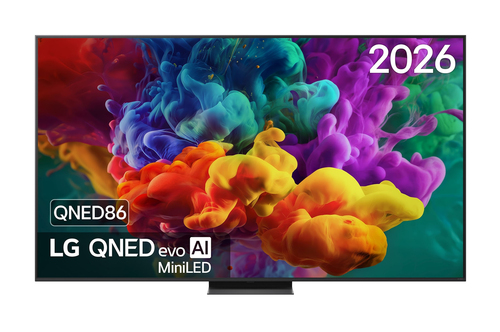 LG QNED evo AI MiniLED 86QNED86B6B 2,18 m (86") 4K Ultra HD Smart TV Wi-Fi Черный