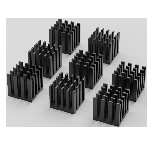 Qnap Heatsink for M.2 SSD module,15*15MM, Black, self adhesive.8 pcs