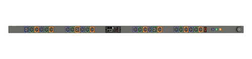 Vertiv Geist MNS3EGB0-24PK33-2PS56B0A10-S-A power distribution unit (PDU) 24 AC outlet(s) 0U Black