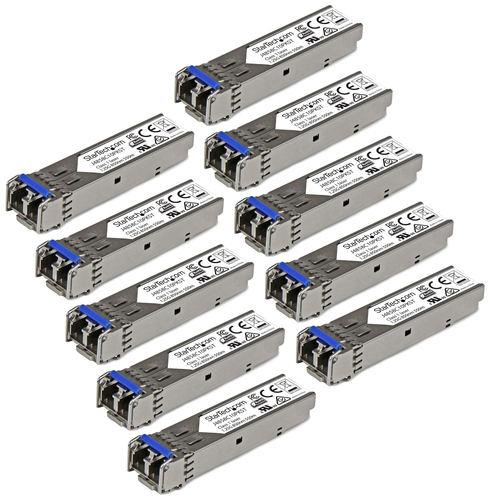 StarTech.com 10 pack HPE J4859C Compatible SFP Module 1000BASE-LX - 1GbE Single Mode/Multi Mode Fiber Transceiver - 10km SFP (mini-GBIC) transceiver modul Gigabit Ethernet – billede 4