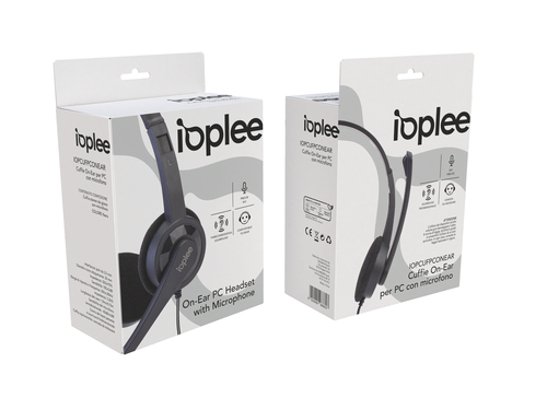 IOPLEE IOPCUFPCONEAR headphones/headset Wired Head-band Office/Call center Black – image 3