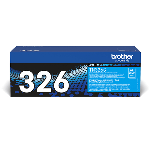 Brother TN-326C Toner Cartridge High Yield Cyan TN326C - image 1