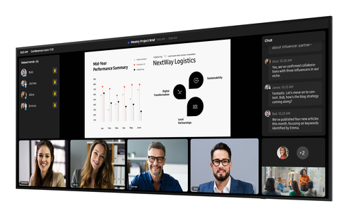 QP105DX-5K 105 inch Direct LED display with 21:9 aspect ratio 5K resolutionMicrosoft Teams Front Row compatible, afbeelding 4