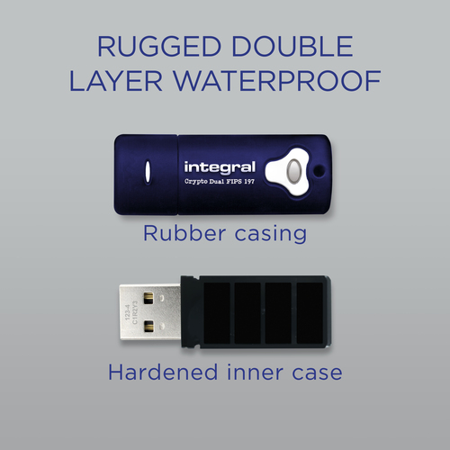 Integral 16GB HARDWARE ENCRYPTED USB 3.0 DRIVE SECURE DUAL PASSWORD ADMIN/USER 256 AES FIPS 197 CRYPTO – image 5