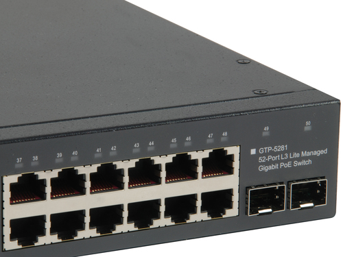 LevelOne GTP-5281 network switch Managed L3 Gigabit Ethernet (10/100/1000) Power over Ethernet (PoE) Black – image 5