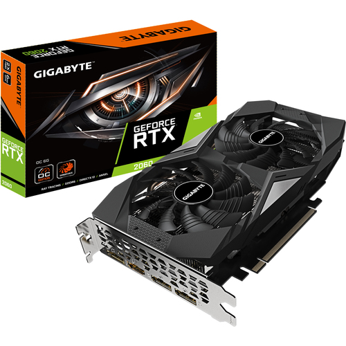 GIGABYTE GV-N2060OC-6GD2.0 graphics card NVIDIA GeForce RTX 2060