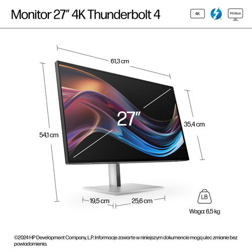 HP Inc. Monitor S7 Pro 727pk 4K TB4  8J9G2AA