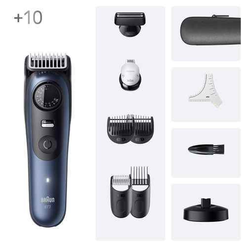 Braun Series 7 BT7540 Wet & Dry Beard Trimmer - Blue, New - image 3