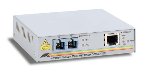 Allied Telesis Gigabit Ethernet Media Converters AT-MC1005/2