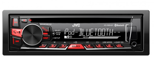 JVC KD-R864BTE car media receiver Black