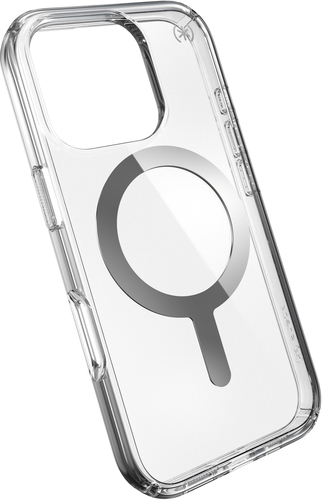 Speck Presidio Perfect Clear + MS Apple iPhone 16 Pro Clear - with Microban