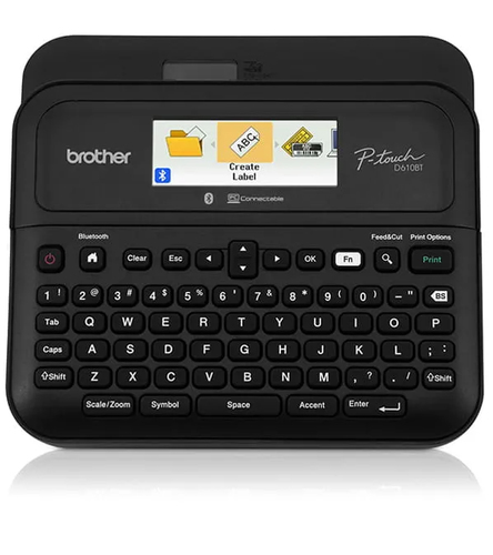 Brother PTD610BT принтер этикеток Термоперенос 180 x 360 DPI 30 мм/с Проводной и беспроводной TZe Bluetooth QWERTY