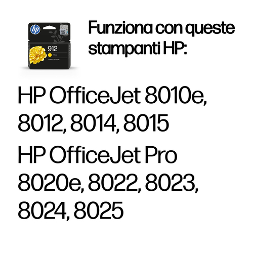 HP 912 – Cartuccia giallo originale