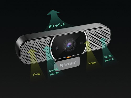 Sandberg All-in-1 Webcam 2K HD – image 8