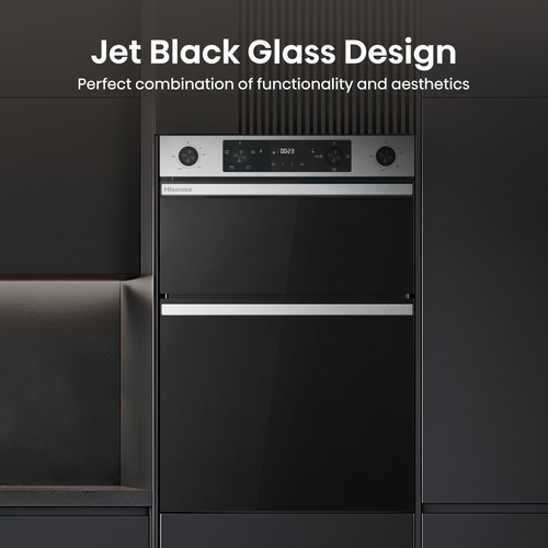 Hisense Hi6 BID914221CX Built In Electric Double Oven - Stainless Steel - A/A Rated, Stainless Steel - image 4