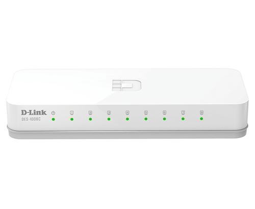 D-Link 0 Unmanaged Fast Ethernet (10/100) Desktop White