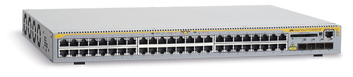 Allied Telesis 48-port 10/100/1000T managed Ethernet L3 standalone Switch w/ 4 combo SFP bays, EU power cord