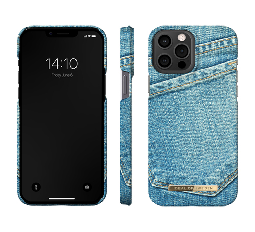 iDeal of Sweden Printed Case iPhone 12PM/13PM Denim Bliss – image 3
