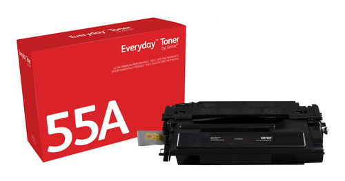 Xerox Everyday™ Black Toner by Xerox compatible with HP 55A (CE255A), Standard capacity – image 1