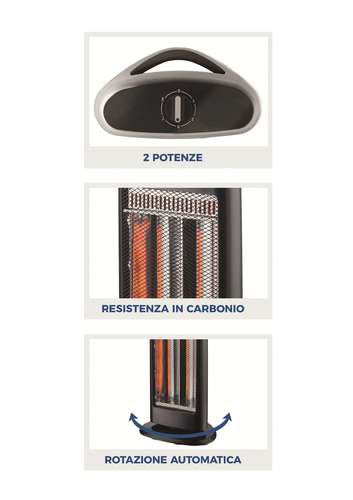 Pyramidea SC1000 electric space heater Indoor Silver – image 2