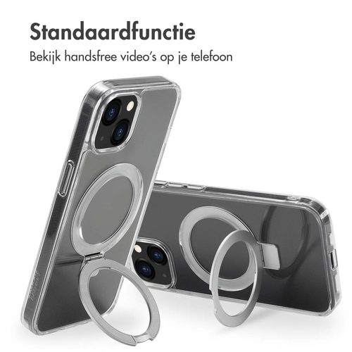 Accezz Ring Stand Backcover met MagSafe iPhone 13 - Transparant, afbeelding 3