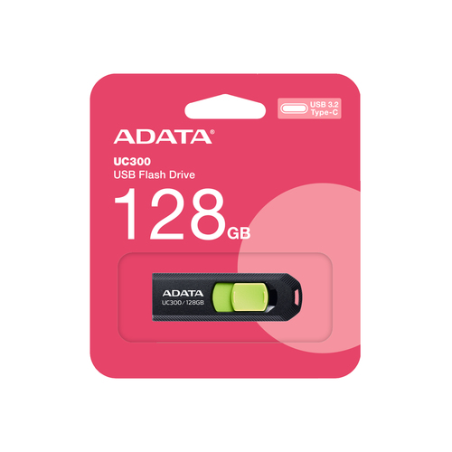 ADATA ACHO-UC300-128G-RNB USB флеш накопитель 128 GB USB Type-C 3.2 Gen 1 (3.1 Gen 1) Черный