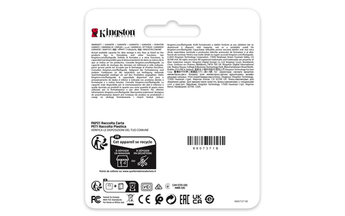 KINGSTON 8GB SDHC Industrial C10 UHS-I